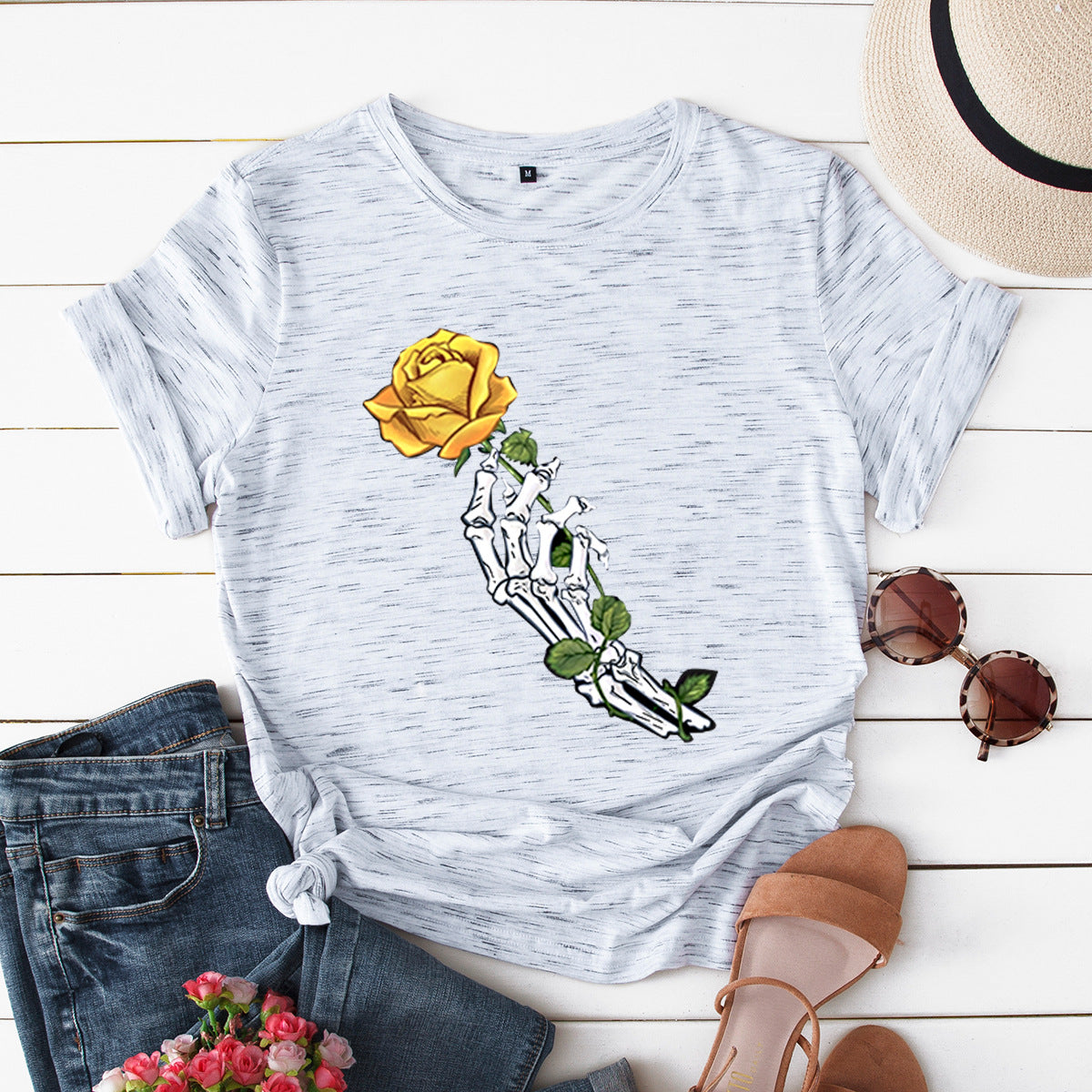 T-shirt fleur