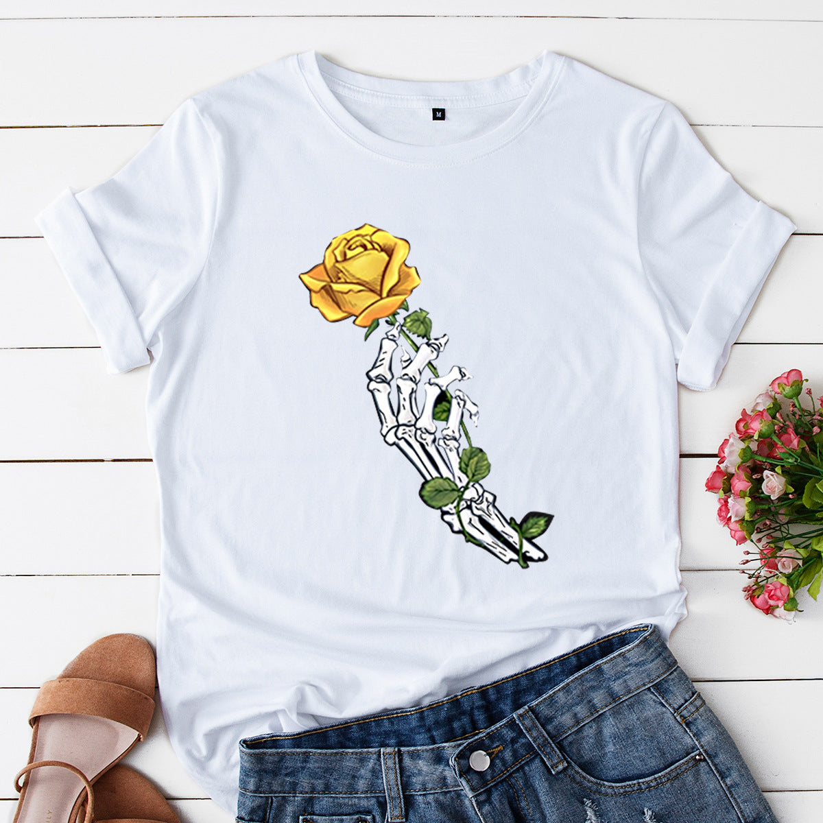 T-shirt fleur