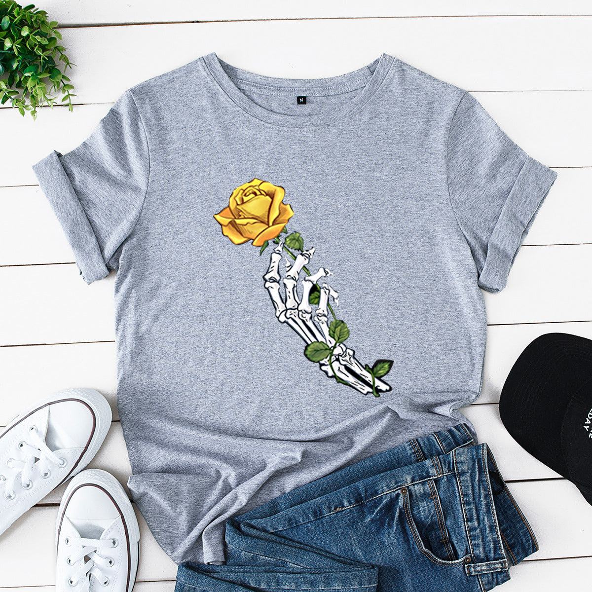 T-shirt fleur