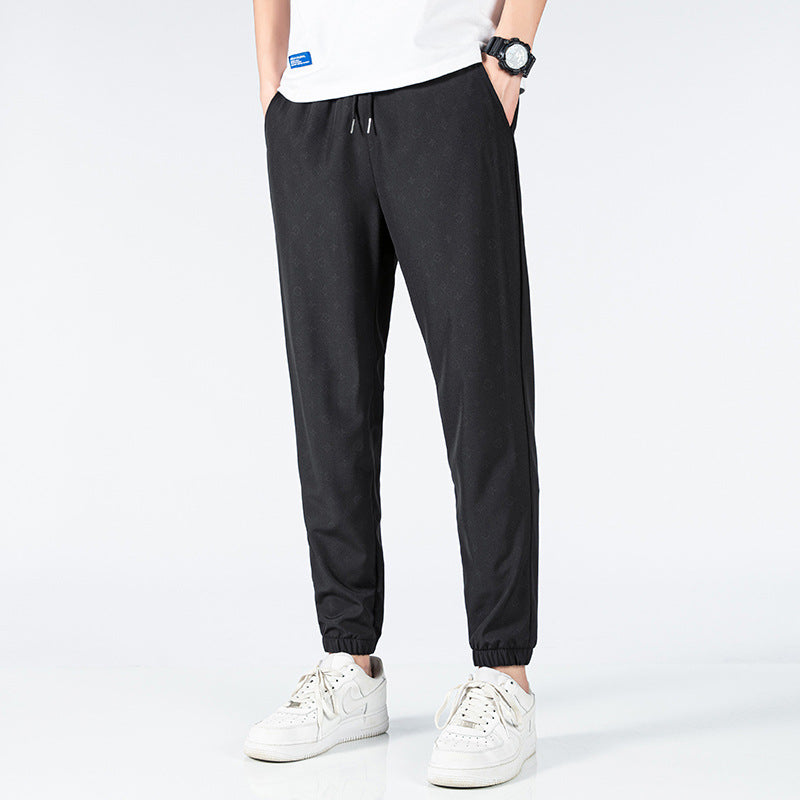 Pantalon court élastique