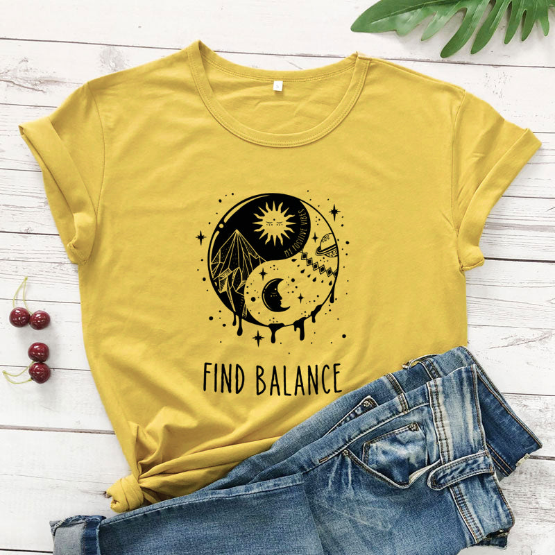 T-shirt ying yang