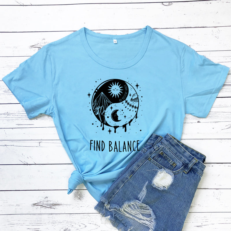 T-shirt ying yang