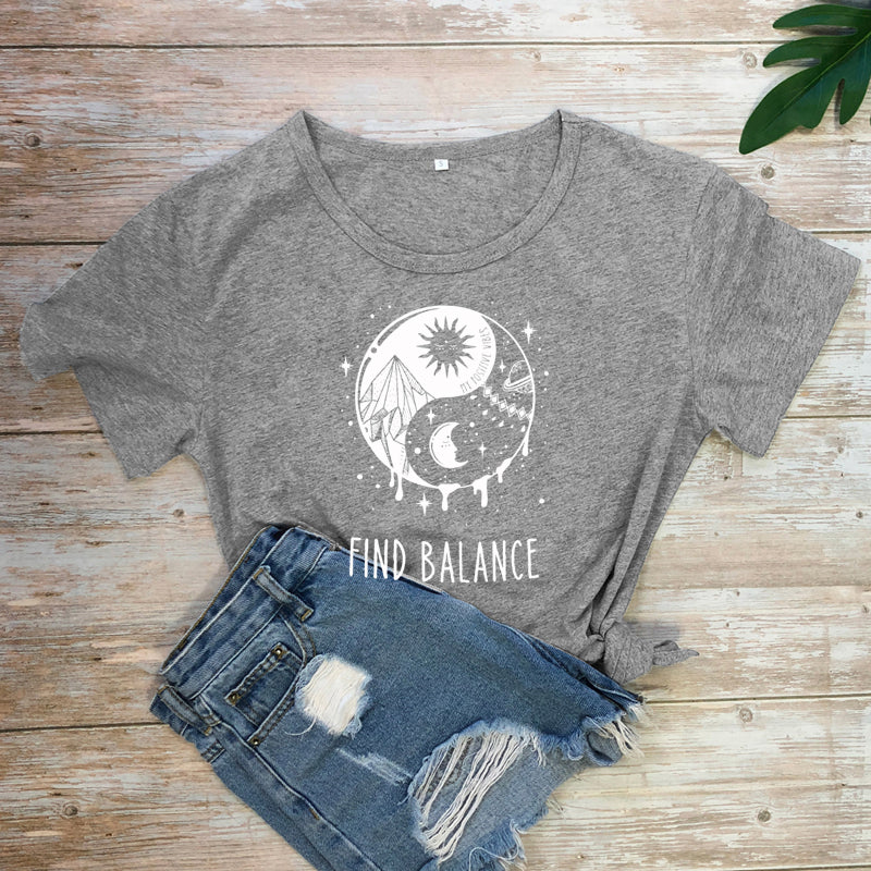 T-shirt ying yang