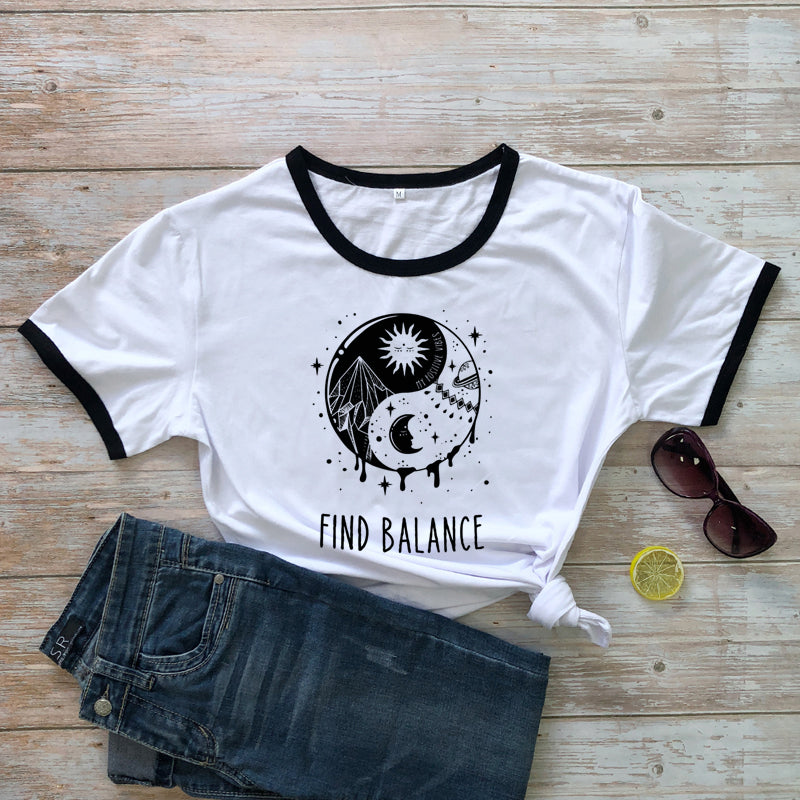 T-shirt ying yang