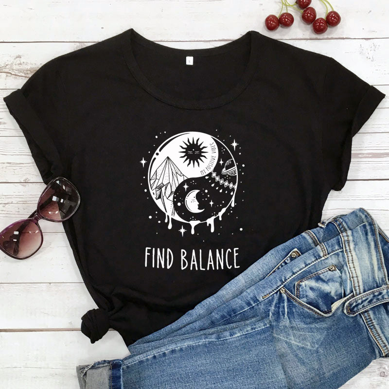 T-shirt ying yang