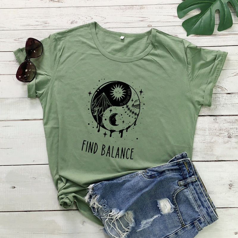 T-shirt ying yang