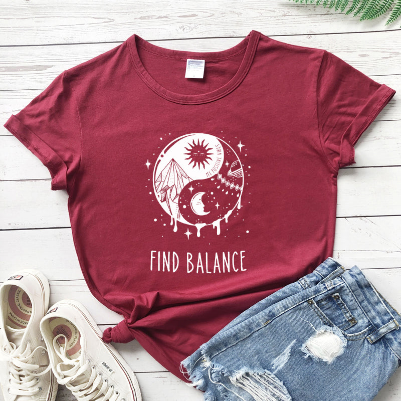 T-shirt ying yang