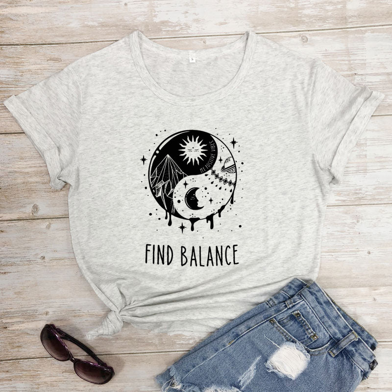 T-shirt ying yang