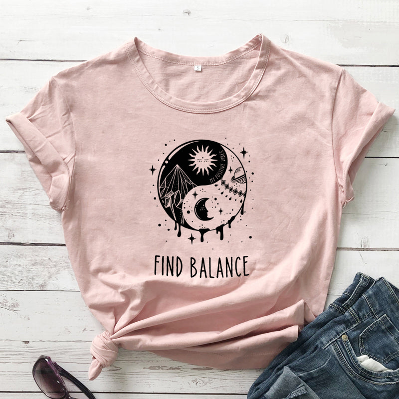 T-shirt ying yang