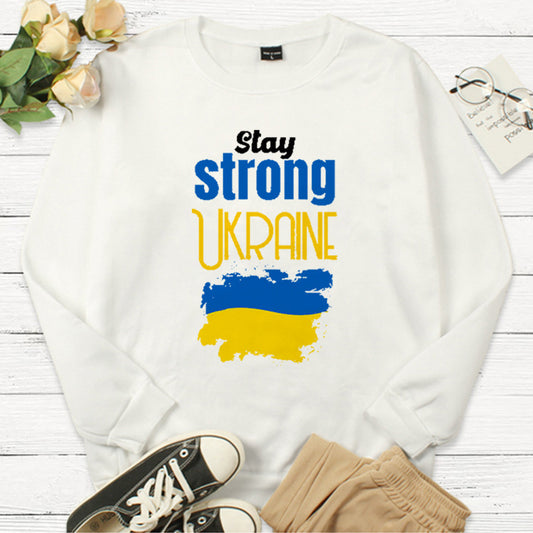 Chandail manche longue Stay Strong Ukraine