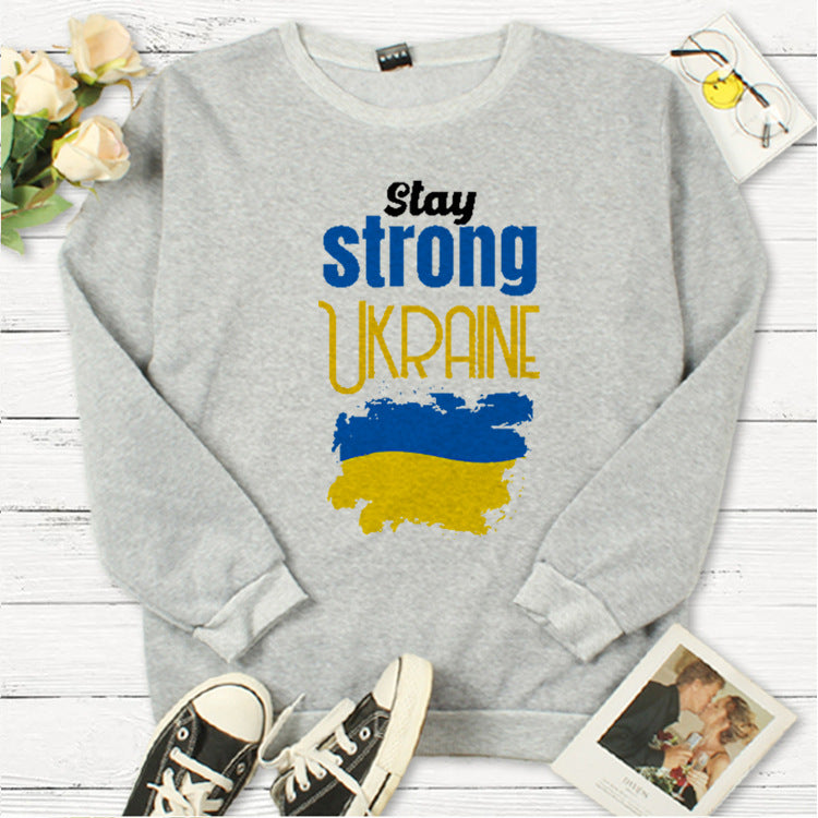 Chandail manche longue Stay Strong Ukraine