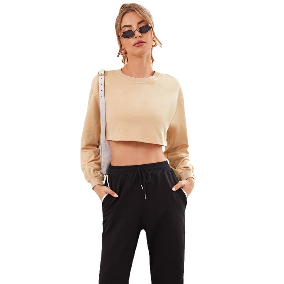 Crop top manches longues