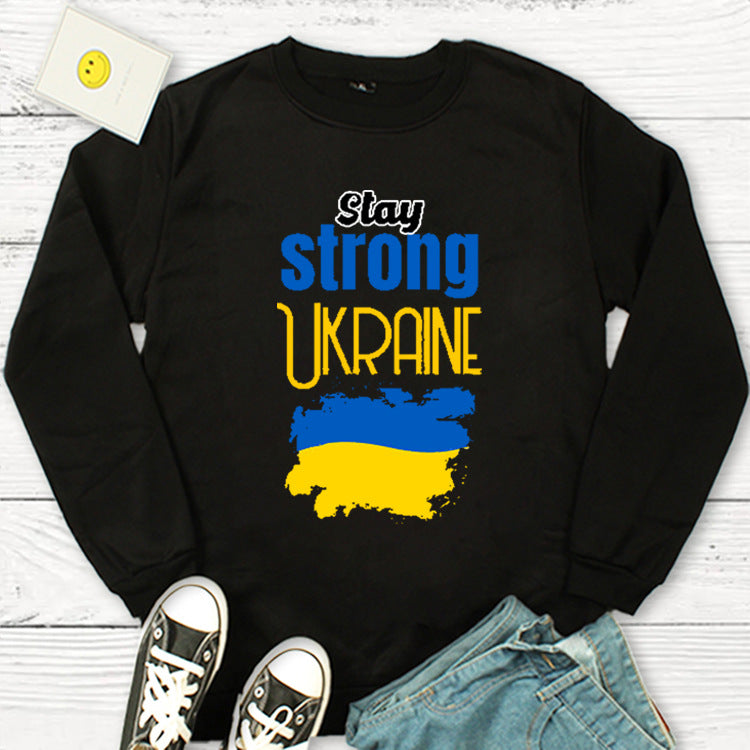 Chandail manche longue Stay Strong Ukraine